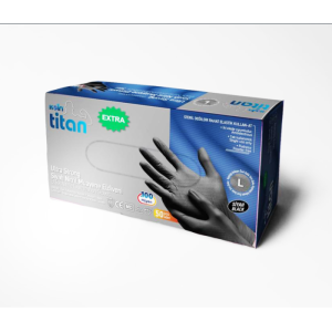 KOİN ELDİVEN TİTAN SİYAH TIRTILLI 