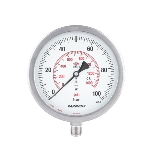 MANOMETRE KURU METAL GÖVDE 0-400 BAR 100 ÇAP