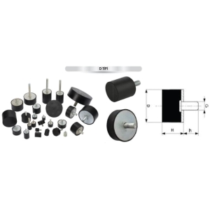 D TİP VİBRASYON TAKOZ  25x25x6