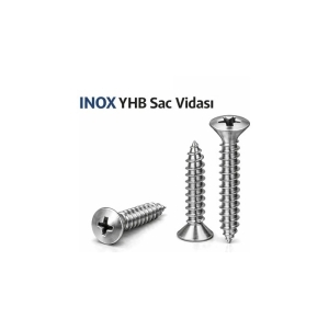 3,9x25  İNOX  SAC VİDA YHB 95210