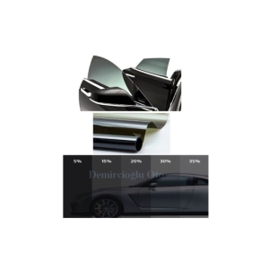 CAM FİLMİ ÇİZİLMEZ  6 mt. LİGHT BLACK % 35